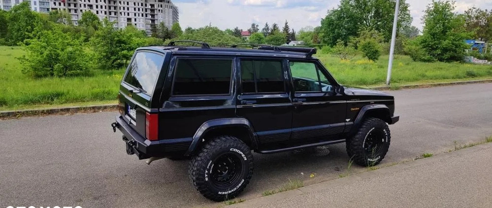 Jeep Cherokee cena 34500 przebieg: 227365, rok produkcji 1996 z Warszawa małe 379